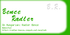 bence radler business card